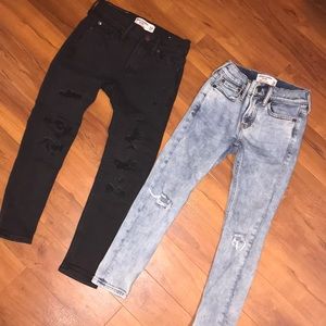 Boys Skinny Jeans -7/8 (2 pairs)
